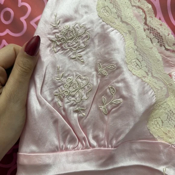 Gold Hawk Pink Lace Cami - Picture 3 of 6